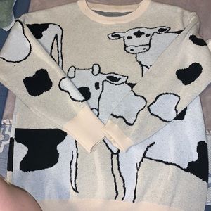 Vintage cow sweater